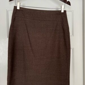 Banana Republic, brown pencil skirt, size 6